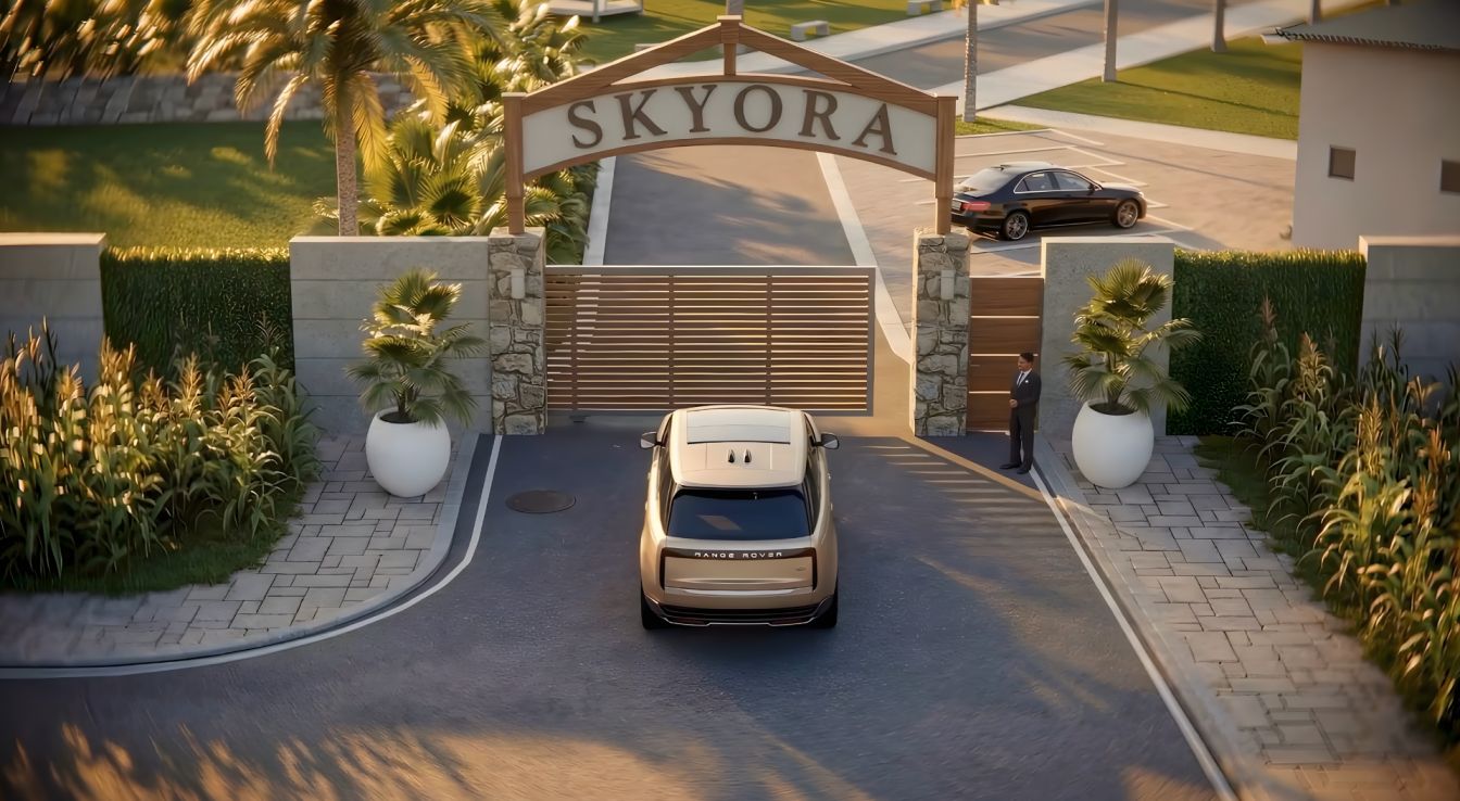 Entrance of Skyora Karjat resort property in Karjat, Maharashtra
